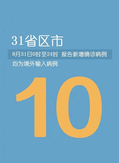8月31日31省区市新增10例境外输入病例- 上海本地宝