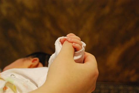 儿童母婴婴儿握住妈妈的手片图片-包图网