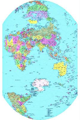 竖版《世界地图》能解读出什么 - 航运在线资讯网