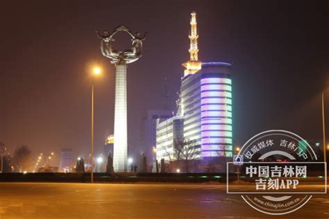 图集：航拍长春南大门卫星广场地标雕塑 焕然一新迎长马-中国吉林网
