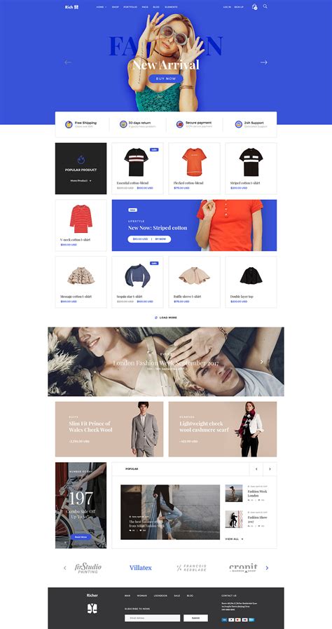 潮流服饰网站设计|网页|企业官网|chaih - 原创作品 - 站酷 (ZCOOL)