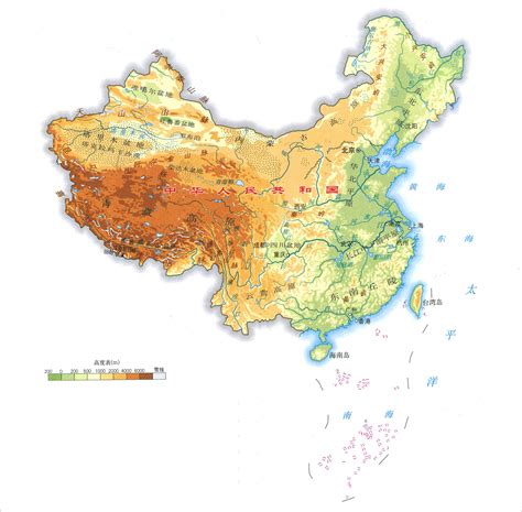 高清中国地形图_世界地图_初高中地理网