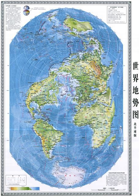 换个角度看世界！竖版世界地图走进30余所湖北校园|世界地图|郝晓光|竖版_新浪新闻