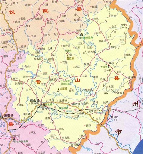 四川南充下辖的9个行政区域一览