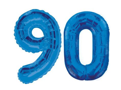 Giant 90th Birthday Party Number 90 Foil Balloon Helium Air Decoration Age 90 | eBay