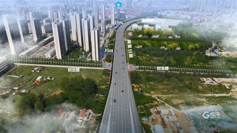 江陵路快速化改造一期工程获评市级示范项目