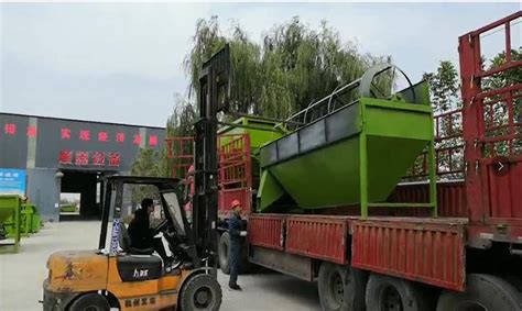3吨有机肥生产线设备发往湖南益阳-豫顺鑫机械