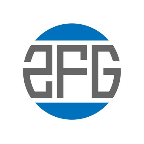 ZFG letter logo design on white background. ZFG creative initials ...