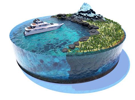 Low Poly风格海岛旅游PPT模板_模板鲸PPT模板 - 专业PPT模板下载站！