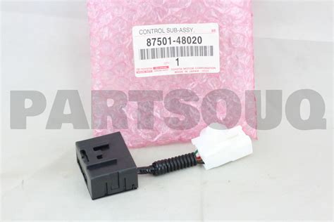 87501-60010 Genuine Toyota Control Sub-Assy, Seat Heater