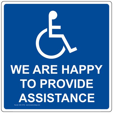 We Pleased To Provide Assistance Need Help Please Ask Sign, SKU: K2-0218