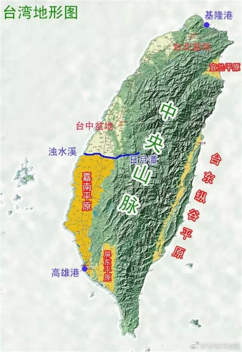 台湾地图全图高清版_素材中国sccnn.com