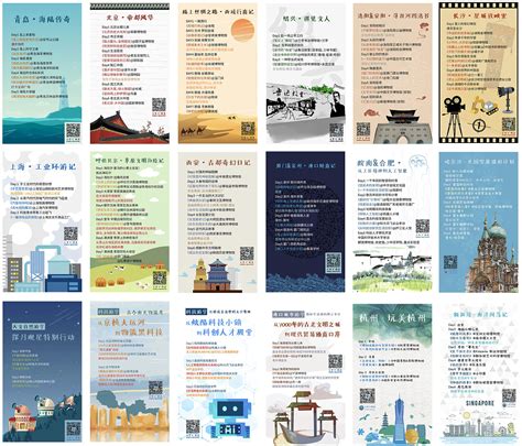 游学研学旅行行程图|平面|海报|Eva雅_原创作品-站酷ZCOOL