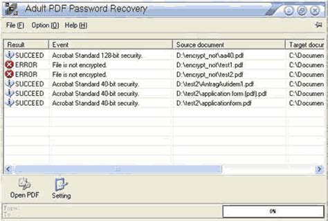 Adult PDF Password Recovery | Password Recovery