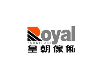 实木沙发logo设计-皇朝家居品牌logo设计-三文品牌