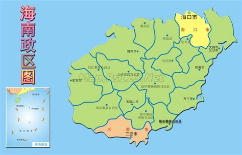 海南地图全图高清版下载-海南省地图高清版可放大下载-绿色资源网