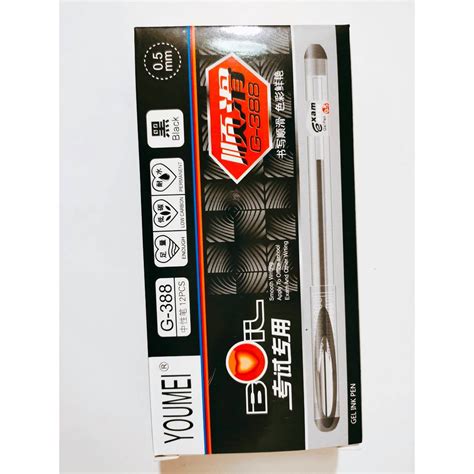 YOUMEI IPEN8 G-8003 12pcs 0.5mm Economic Black Gel Pen | Shopee Philippines