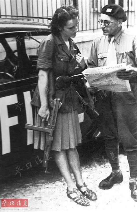 二战法国投降后，那些和纳粹德军厮混在一起的法国女人
