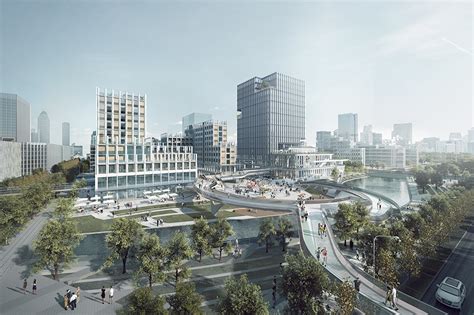 上海市崇明区城桥核心镇中央生态商区城市设计-城市规划设计案例