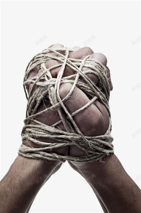 绳子捆绑的双手png图片免费下载-素材7zQPWeUUV-新图网