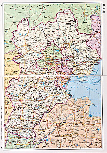 中国河北省地图,中国地图,河北省地图_大山谷图库