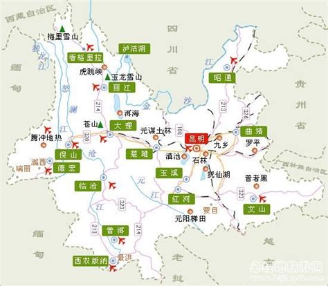 徐霞客旅行线路总览图表