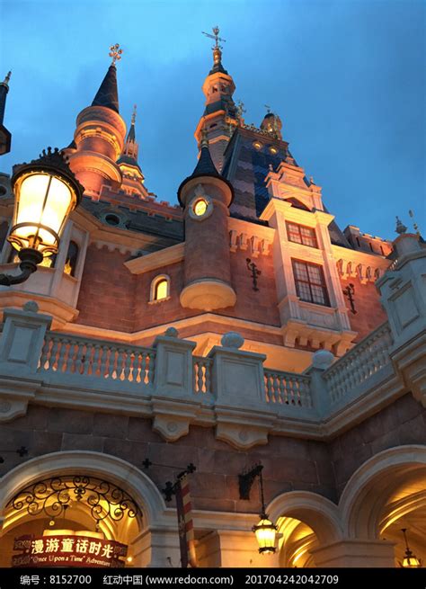 上海迪士尼乐园城堡高清图片下载_红动网