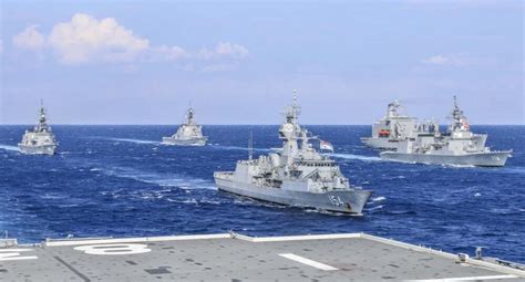 日澳美加举行大型海上军演 日本准航母站“C位” - 黑龙江网