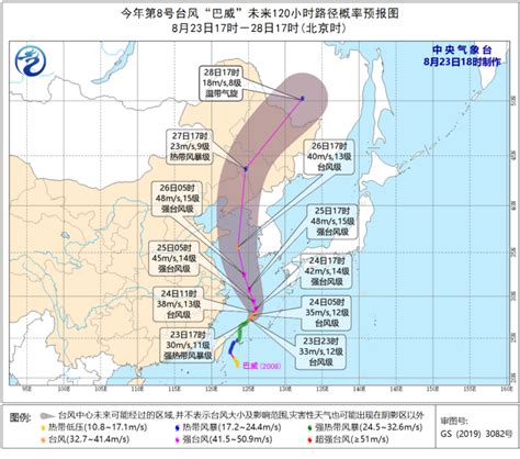 台风“巴威”路径西移，后天经过上海同纬度，下周上海将……_城事 _ 文汇网
