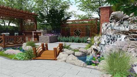 多款庭院花园景观设计方案与实景图