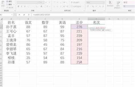 Excel自动排名中，值得你收藏的3个重要公式