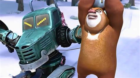 熊出没年货 熊大熊二和朋友齐心协力对付砍树机器人_腾讯视频
