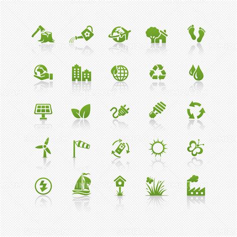 绿色生态环保图标设计图__网页小图标_标志图标_设计图库_昵图网nipic.com
