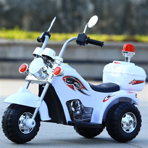 新款儿童电动摩托车三轮小木兰可坐男女宝宝玩具车充电2.3.周岁-阿里巴巴