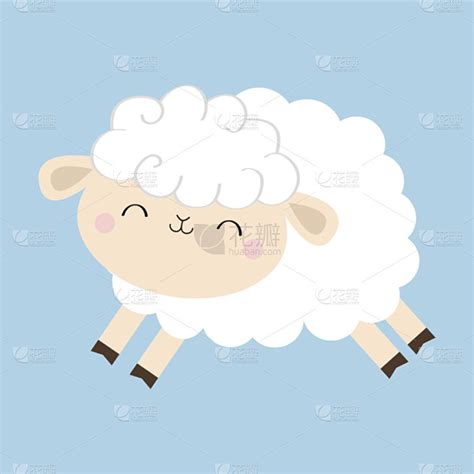 可爱的小绵羊png 卡通羊羊