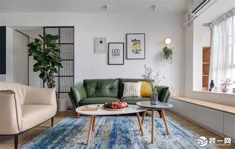 宜洛 现代墨绿色布艺双人沙发-双人沙发-2021美间（软装设计采购助手）