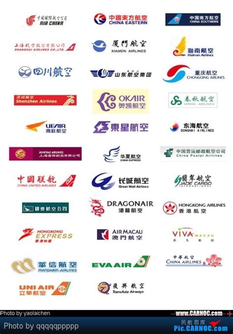 航空公司logo(中国航空公司logo大全)_视觉癖