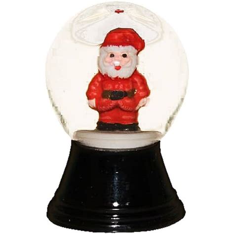 1.5" Black and Red Snow Globe Santa Tabletop Decoration - Bed Bath ...