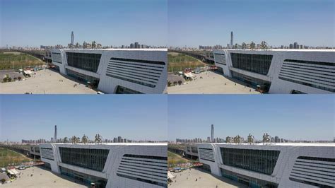 上海前滩商务建筑群航拍高清图片下载-正版图片507693903-摄图网