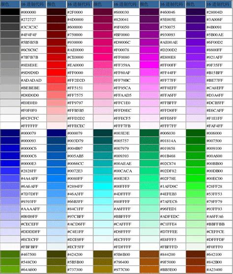 RGB颜色代码全表_word文档在线阅读与下载_免费文档