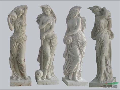 供应园林雕塑 汉白玉欧州女人雕塑 - - 景观雕塑供应 - 园林资材网