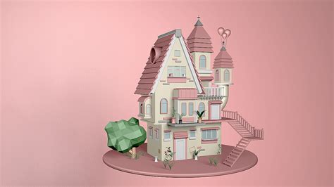 房子模型_mb|maya - 建筑-3d模型_免费下载 - 爱给网