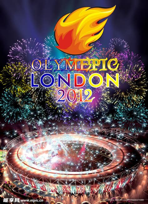 2012年伦敦奥运会 开幕式海报设计图__海报设计_广告设计_设计图库_昵图网nipic.com