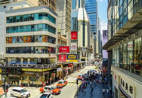 香港日常马路街景高清图片下载-正版图片500954787-摄图网