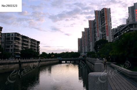 湛江城市夕阳景色高清图片下载_红动中国