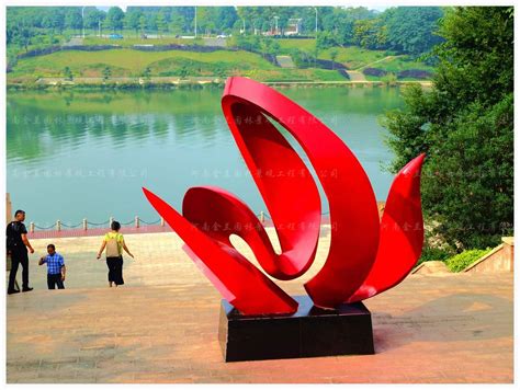 【案例】河滨公园不锈钢雕塑设计建设厂家（图）|纯艺术|雕塑|雕塑设计生产厂家 - 原创作品 - 站酷 (ZCOOL)