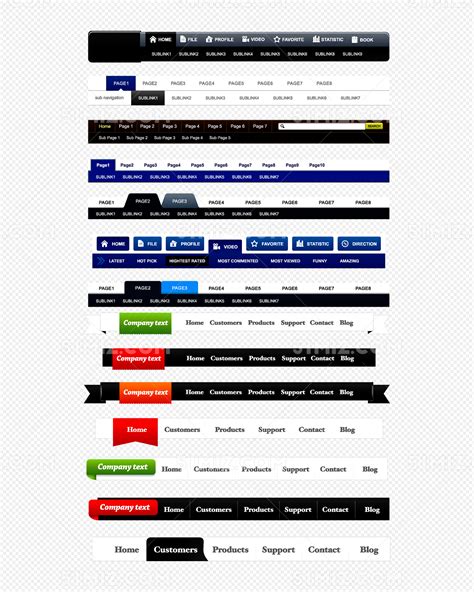 网站导航栏设计设计图__ 图标|按钮_ web界面设计_设计图库_昵图网nipic.com