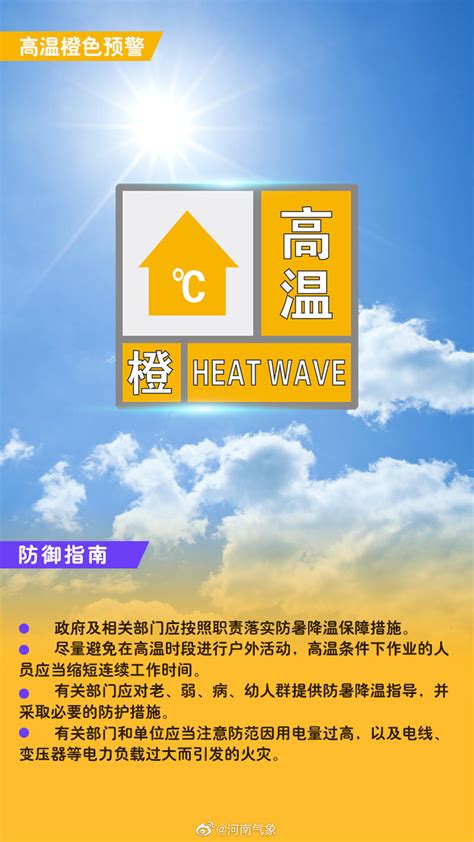 郑州继续发布高温橙色预警：最高气温将升至37℃以上，局地可达40℃以上-中华网河南