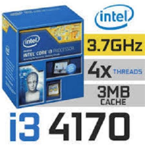 Intel 2 Cores 4 Threads Core i3-4170 Processor Intel Core i3-4170 3 ...