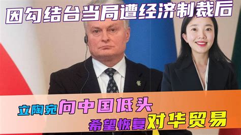 因勾结台当局遭经济制裁后，立陶宛向中国低头：希望恢复对华贸易_凤凰网视频_凤凰网